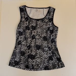 Flared Lace Top